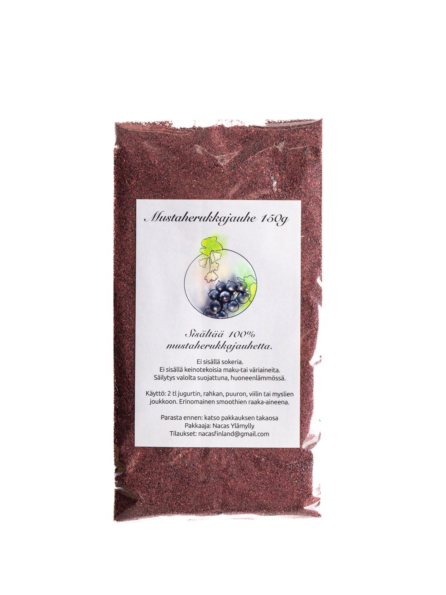 Mustaherukkajauhe 150g